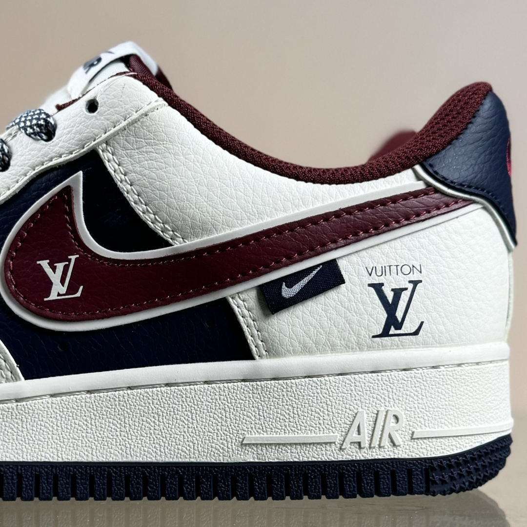 Nike Air Force 1'07 Low 联名 蓝红拼接 空军一号低帮休闲板鞋 JP8028-069