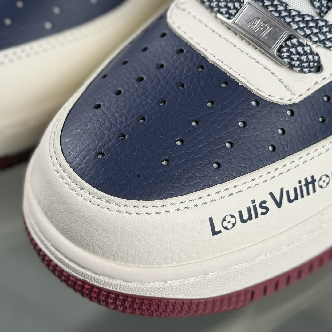 Nike Air Force 1'07 Low 联名 蓝红拼接 空军一号低帮休闲板鞋 JP8028-069