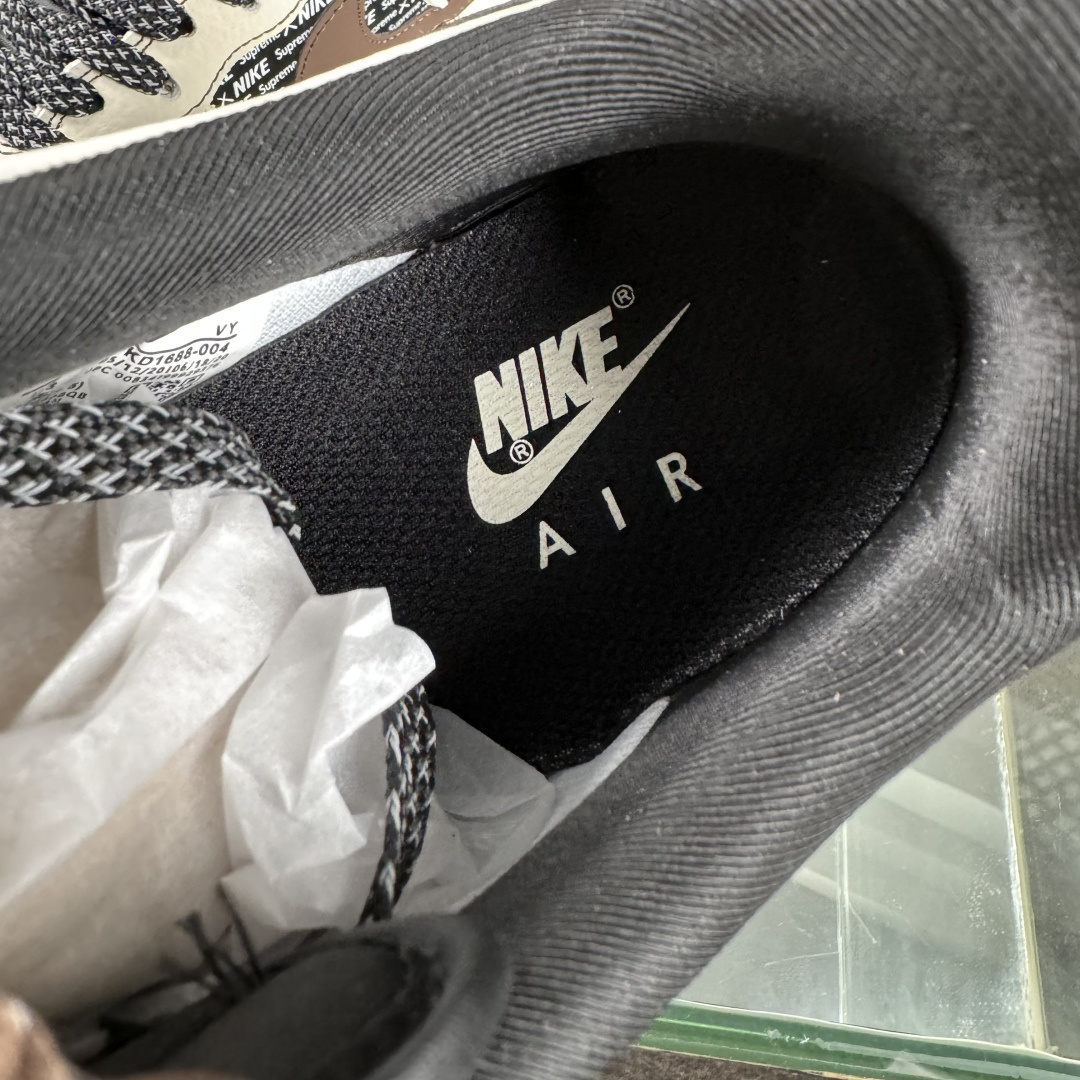 Nike Air Force 1 '07 Low “Superme联名------ 米白黑棕” 高端定制 低帮休闲板鞋 KD1688-004 Nike Air Force 1 '07 Low “Superme联名------ 米白黑棕” 高端定制 低帮休闲板鞋 KD1688-004