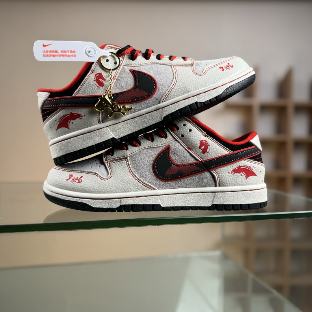 Nike SB Dunk Low 马年限定 高端定制 低帮休闲板鞋 DG1988-013