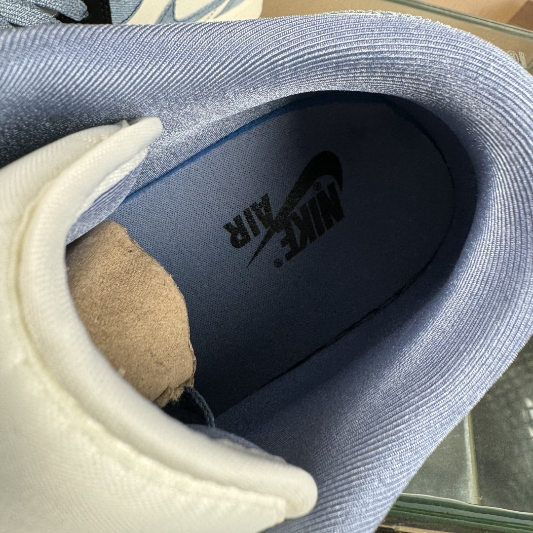 Air Jordan 1 Low AJ1 乔1 “巴黎世家联名---水洗牛仔蓝”高端定制 低帮复古篮球鞋 LD8888-010