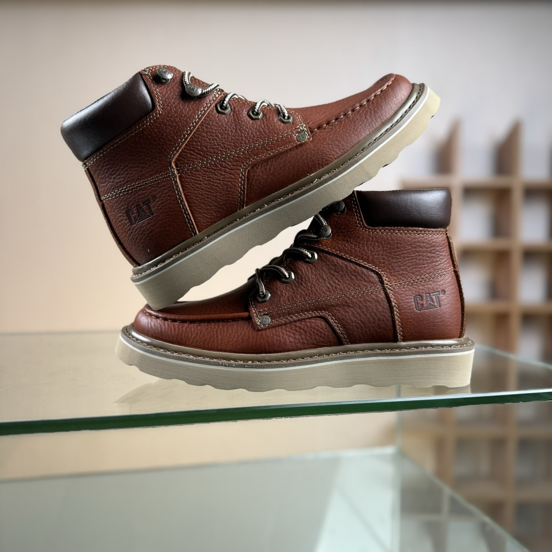 天猫同款CAT/卡特723600户外工装轻底中帮休闲马丁靴系列