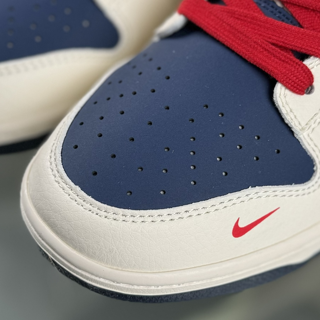 Nike Dunk Low Retro “Superme联名---米白蓝红”高端定制 低帮复古篮球鞋 XD1588-241