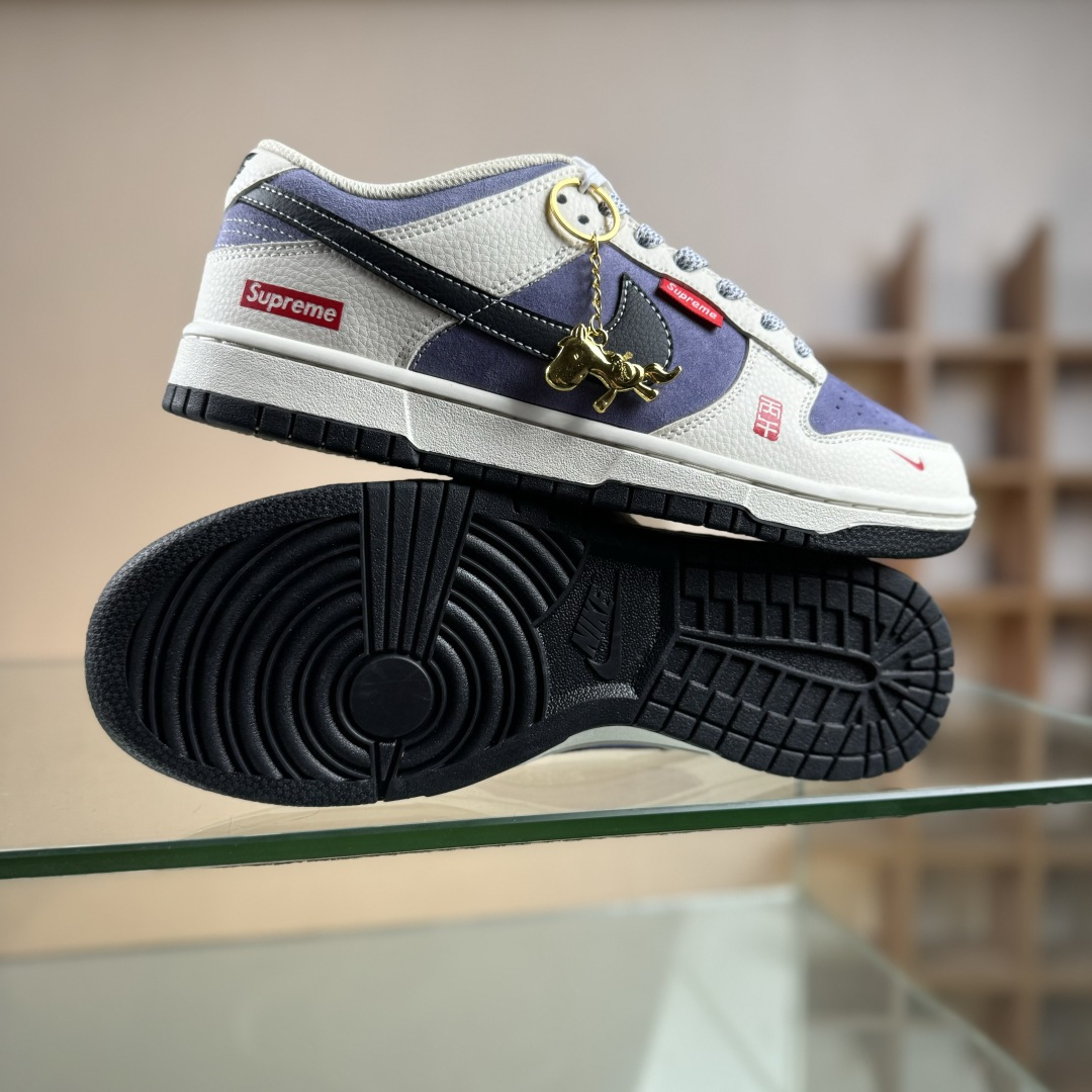 Nike SB Dunk Low“ Supreme联名—马年限定” 周年高端定制 低帮休闲板鞋 DN3168-015