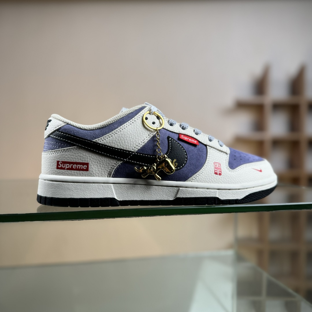 Nike SB Dunk Low“ Supreme联名—马年限定” 周年高端定制 低帮休闲板鞋 DN3168-015