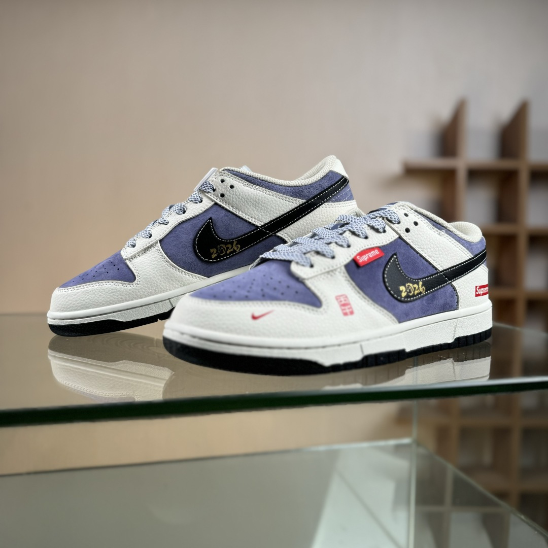 Nike SB Dunk Low“ Supreme联名—马年限定” 周年高端定制 低帮休闲板鞋 DN3168-015