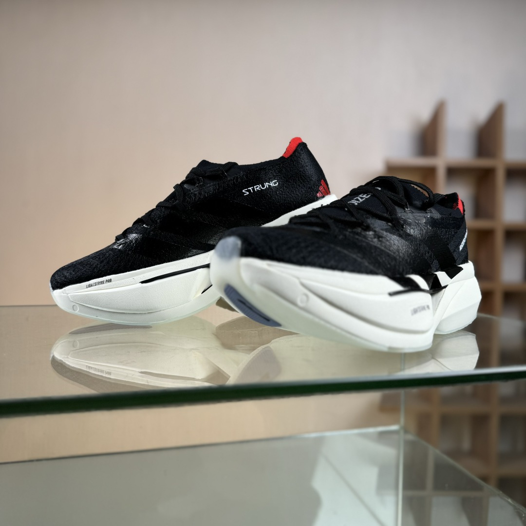 220 Adizero Prime X 3.0 Strung 舒适防滑耐磨 低帮 长跑短跑跑步鞋 男女同款 JR6369