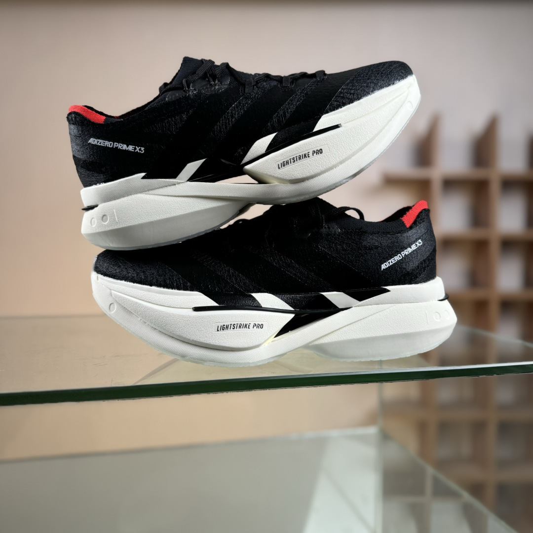 220 Adizero Prime X 3.0 Strung 舒适防滑耐磨 低帮 长跑短跑跑步鞋 男女同款 JR6369