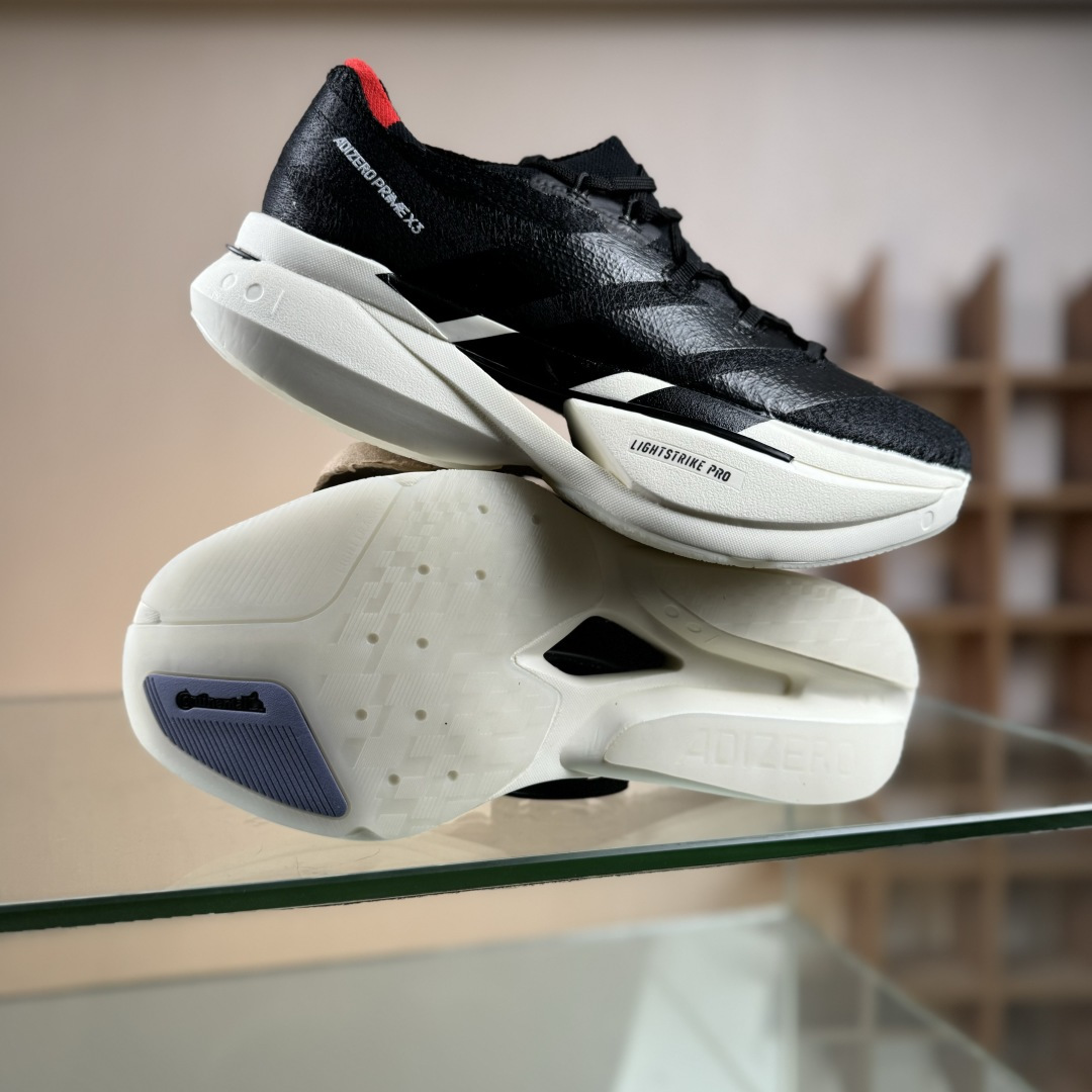 220 Adizero Prime X 3.0 Strung 舒适防滑耐磨 低帮 长跑短跑跑步鞋 男女同款 JR6369