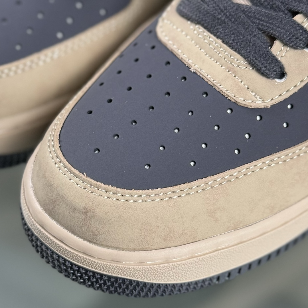 马年限定限量发售马上发财马上有钱 高端定制 Nike Air Force 1 '07 Low “马年限定联名------ 摩卡棕红” 高端定制 低帮休闲板鞋 KD1688-002