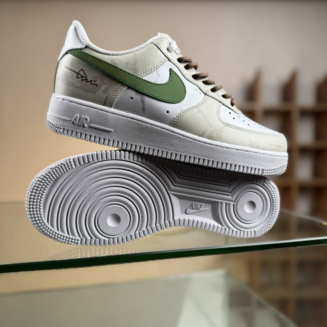 Nike Air Force 1'07 Low 棕绿序章 空军一号低帮休闲板鞋 ZH0316-130