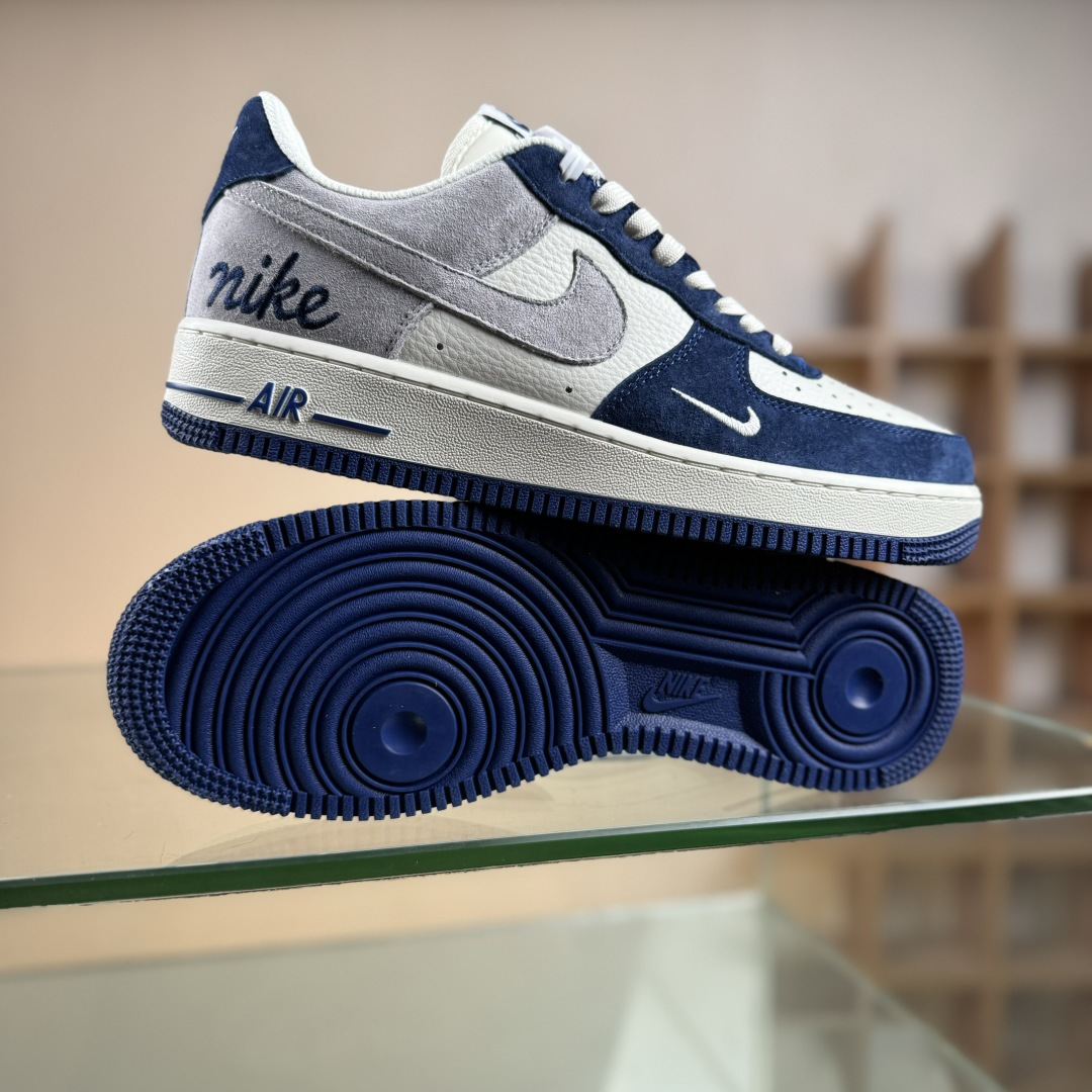 Nike Air Force 1'07 Low 白灰蓝拼接 空军一号低帮休闲板鞋 HM3703-161