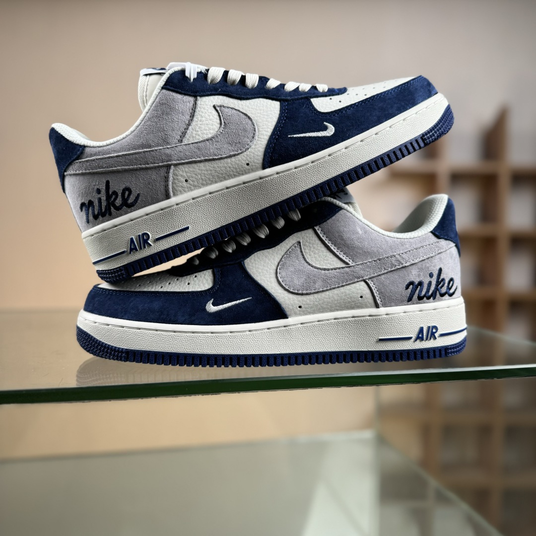 Nike Air Force 1'07 Low 白灰蓝拼接 空军一号低帮休闲板鞋 HM3703-161