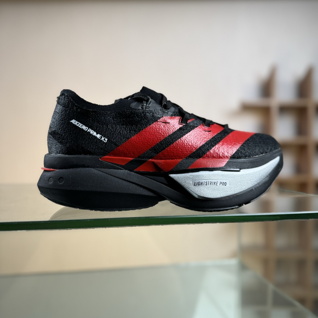 Adizero Prime X 3.0 Strung 舒适防滑耐磨 低帮 长跑短跑跑步鞋 男女同款 KJ6946