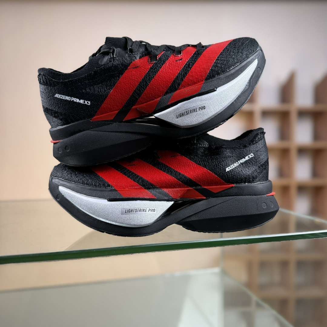 Adizero Prime X 3.0 Strung 舒适防滑耐磨 低帮 长跑短跑跑步鞋 男女同款 KJ6946