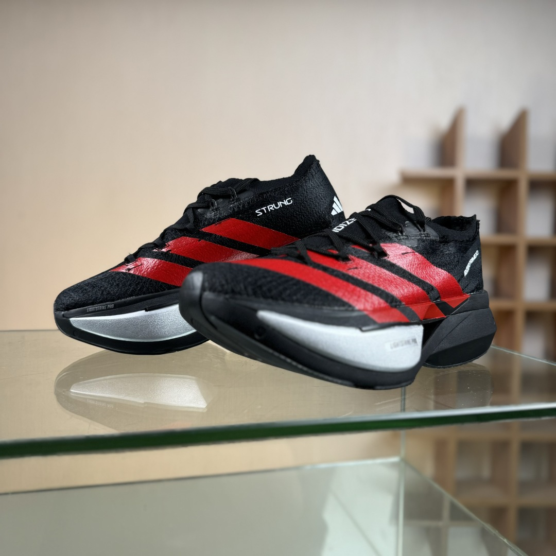 Adizero Prime X 3.0 Strung 舒适防滑耐磨 低帮 长跑短跑跑步鞋 男女同款 KJ6946