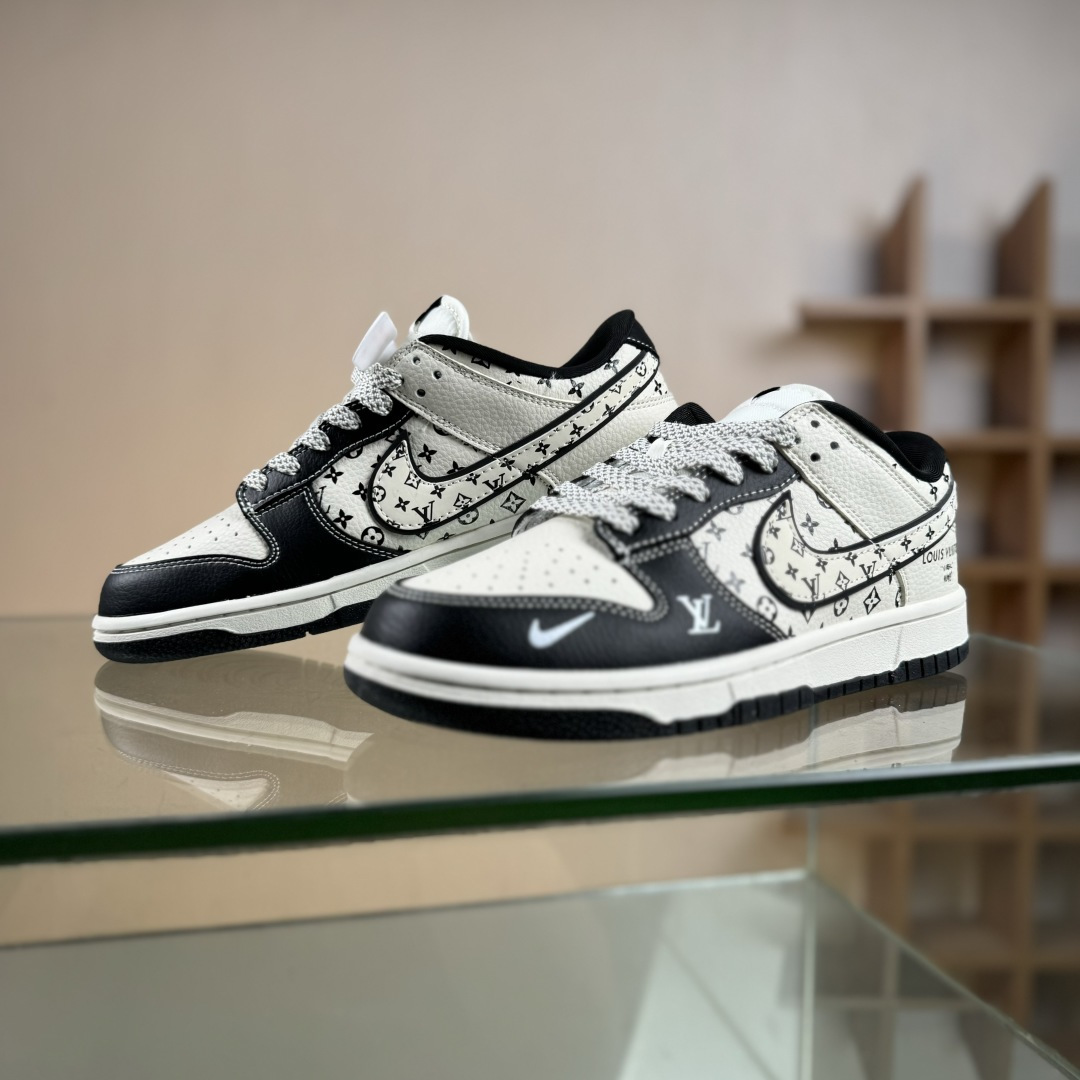 Nike SB Dunk Low“ LV联名—米黑印花” 周年高端定制 低帮休闲板鞋 MN1688-101 Nike SB Dunk Low“ LV联名—米黑印花” 周年高端定制 低帮休闲板鞋 MN1688-101