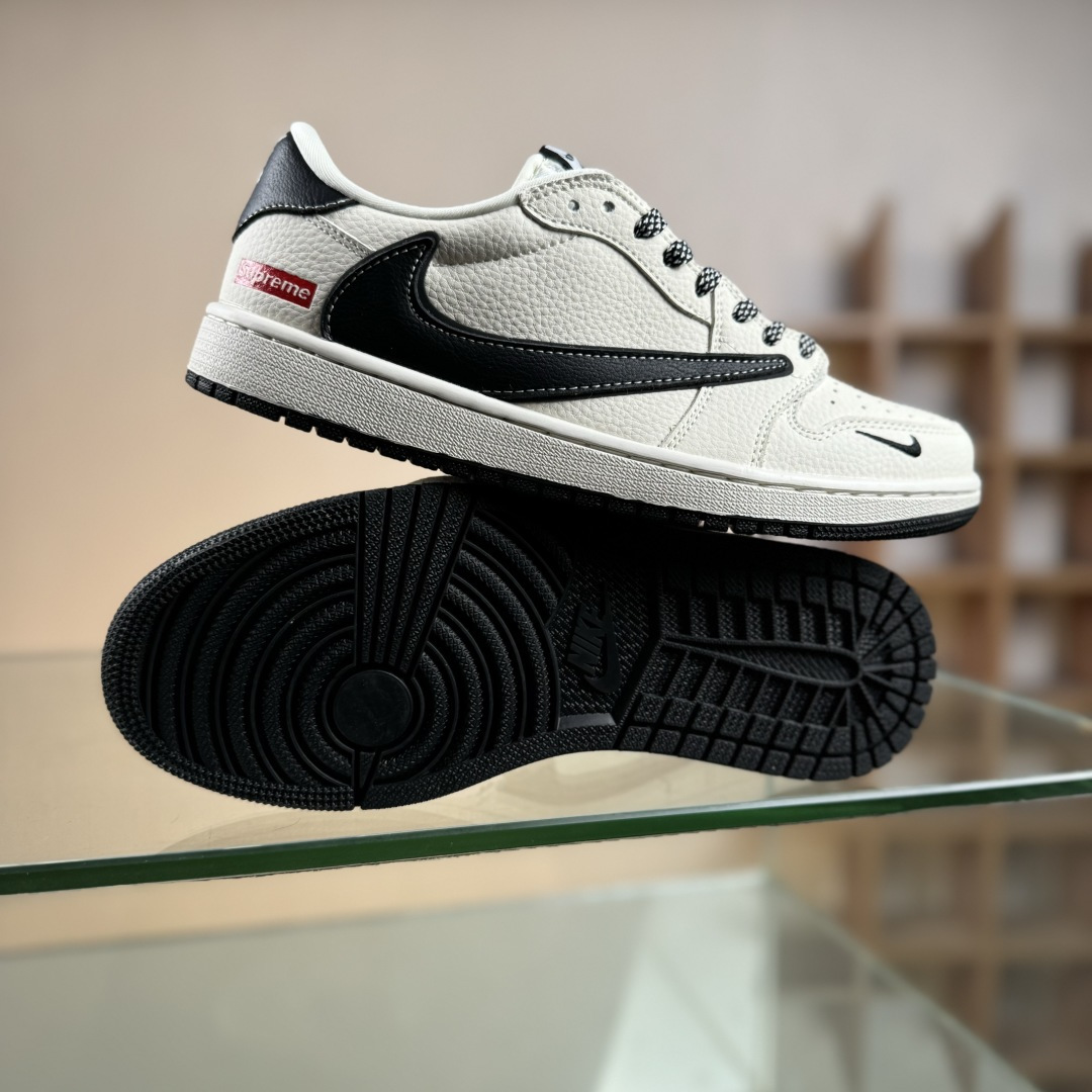 Nike Jordan Air Jordan倒勾 “ Supreme联名——经典黑” 高端定制 低帮 复古 减震 防滑 耐磨 篮球鞋 LD2028-064 Nike Jordan Air Jordan倒勾 “ Supreme联名——经典黑” 高端定制 低帮 复古 减震 防滑 耐磨 篮球鞋 LD2028-064