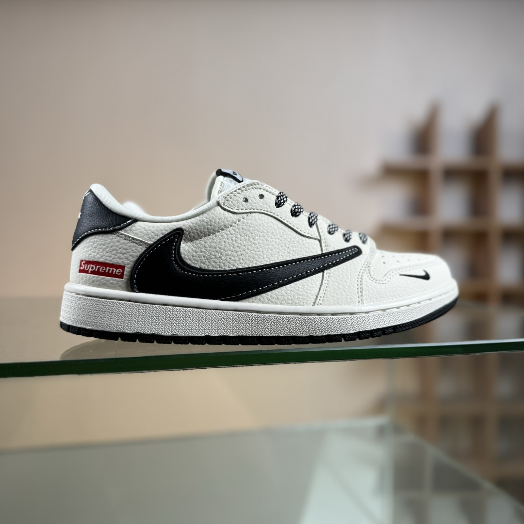 Nike Jordan Air Jordan倒勾 “ Supreme联名——经典黑” 高端定制 低帮 复古 减震 防滑 耐磨 篮球鞋 LD2028-064 Nike Jordan Air Jordan倒勾 “ Supreme联名——经典黑” 高端定制 低帮 复古 减震 防滑 耐磨 篮球鞋 LD2028-064