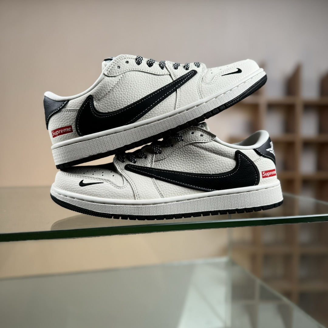 Nike Jordan Air Jordan倒勾 “ Supreme联名——经典黑” 高端定制 低帮 复古 减震 防滑 耐磨 篮球鞋 LD2028-064 Nike Jordan Air Jordan倒勾 “ Supreme联名——经典黑” 高端定制 低帮 复古 减震 防滑 耐磨 篮球鞋 LD2028-064