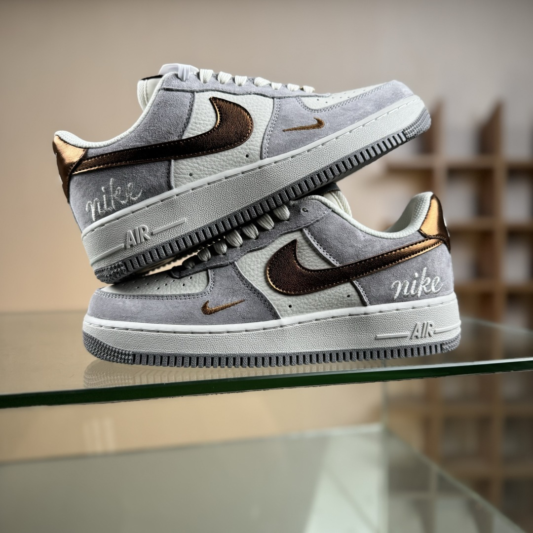 NIke Air Force 1 '07 Low 奶白灰金 空军一号低帮 运动鞋 休闲鞋 DV5477-007 NIke Air Force 1 '07 Low 奶白灰金 空军一号低帮 运动鞋 休闲鞋 DV5477-007