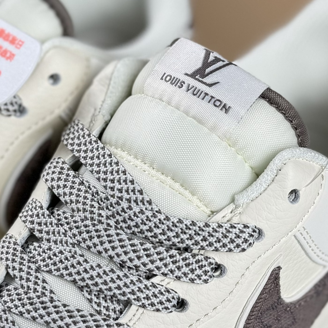 260 NIke Air Force 1 '07 Low “LV联名-米灰牛仔勾”空军一号 低帮 运动鞋 休闲鞋 SM6668-128-Chinese UA Cheap High Quatity Brand Clothes Bags handbags Sneakers wholesale wholesaler seller from China Factory suppliers Fashion Clothing Shoes best Quality Beautiful Price 260 NIke Air Force 1 '07 Low “LV联名-米灰牛仔勾”空军一号 低帮 运动鞋 休闲鞋 SM6668-128