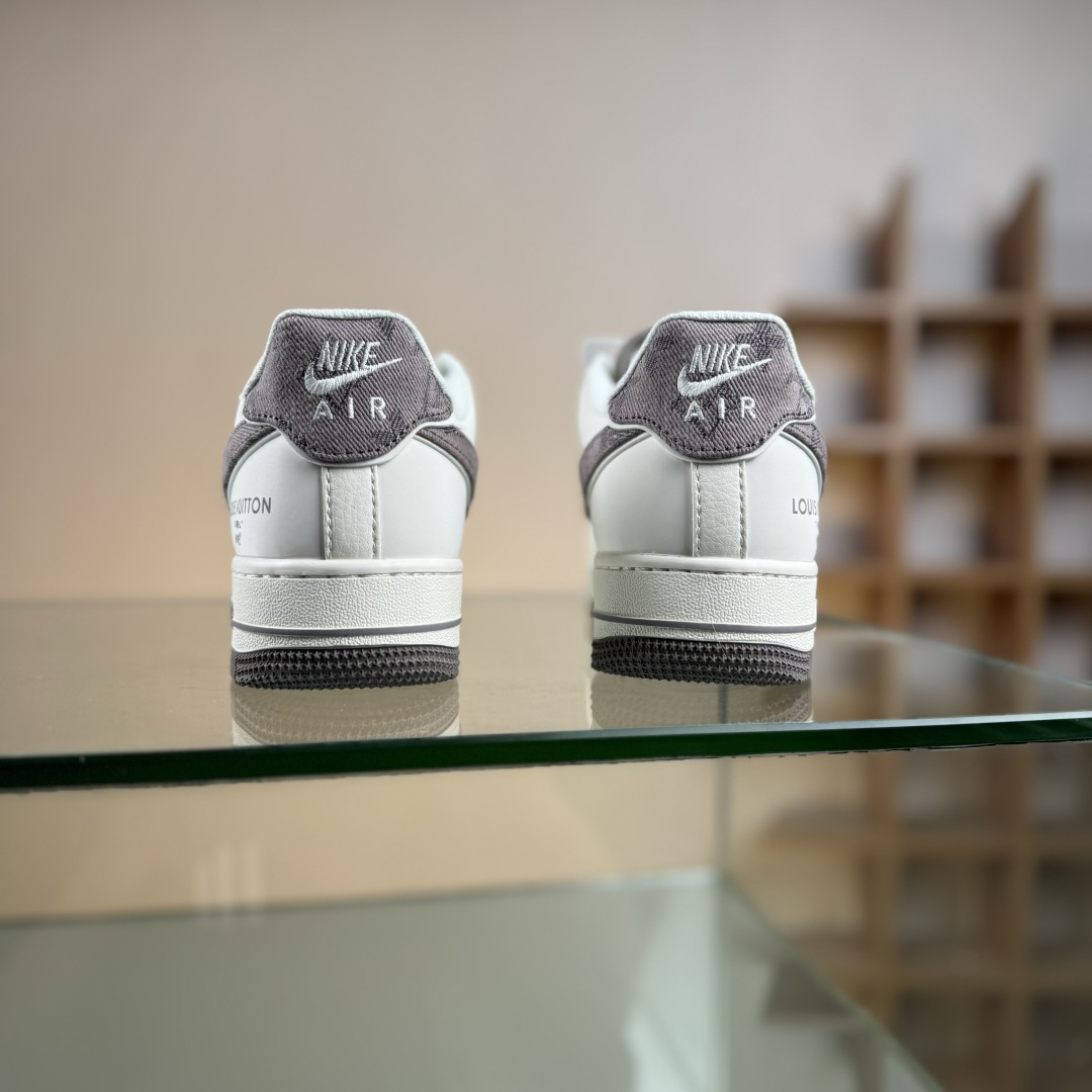 260 NIke Air Force 1 '07 Low “LV联名-米灰牛仔勾”空军一号 低帮 运动鞋 休闲鞋 SM6668-128-Chinese UA Cheap High Quatity Brand Clothes Bags handbags Sneakers wholesale wholesaler seller from China Factory suppliers Fashion Clothing Shoes best Quality Beautiful Price 260 NIke Air Force 1 '07 Low “LV联名-米灰牛仔勾”空军一号 低帮 运动鞋 休闲鞋 SM6668-128