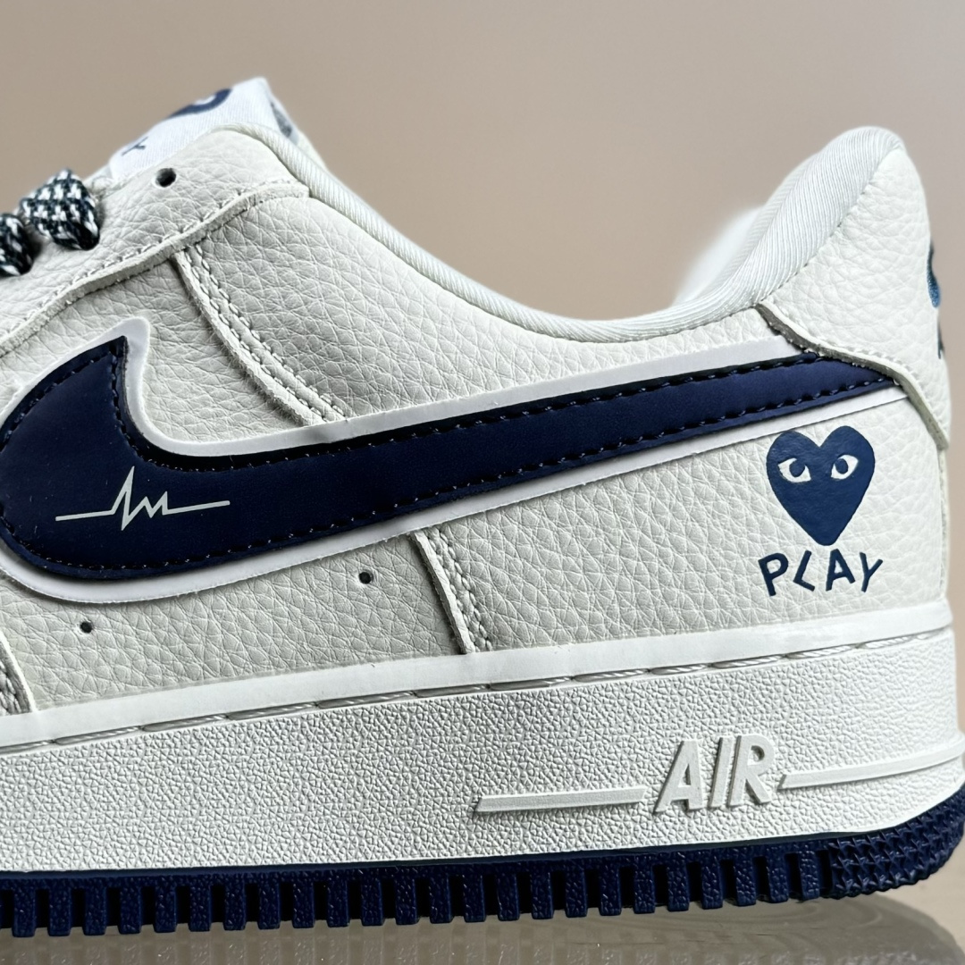 Nike Air Force 1 '07 Low “川久保玲联名——爱心湖水蓝”空军一号 高端定制 低帮 运动鞋 休闲鞋 LD1999-004