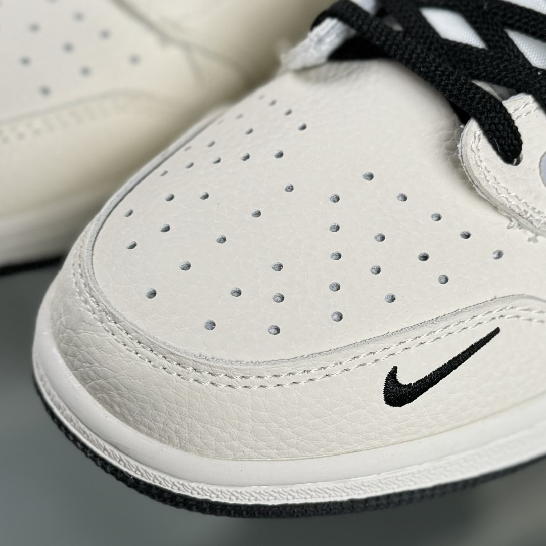Nike Jordan Air Jordan倒勾 “ 猿人头联名——米黑印花” 高端定制 低帮 复古 减震 防滑 耐磨 篮球鞋 LD2028-074