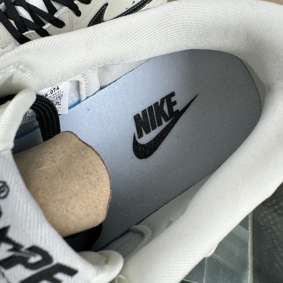 Nike Jordan Air Jordan倒勾 “ 猿人头联名——米黑印花” 高端定制 低帮 复古 减震 防滑 耐磨 篮球鞋 LD2028-074