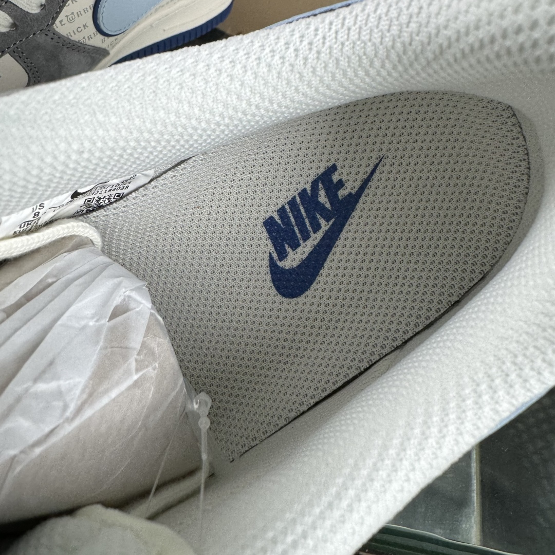 Nike Air Force 1 '07 Low “暴力熊联名------ 白蓝灰麂皮” 高端定制 低帮休闲板鞋 XD9314-610