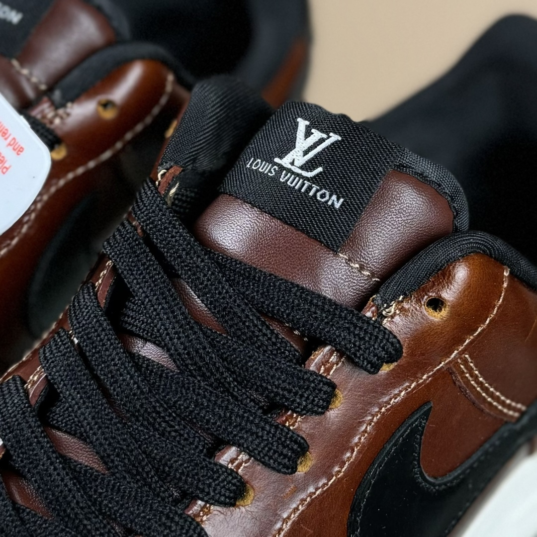 260 NIke Air Force 1 '07 Low “LV联名--棕黑白底” 空军一号低帮 DF0188-120-Chinese UA Cheap High Quatity Brand Clothes Bags handbags Sneakers wholesale wholesaler seller from China Factory suppliers Fashion Clothing Shoes best Quality Beautiful Price 260 NIke Air Force 1 '07 Low “LV联名--棕黑白底” 空军一号低帮 DF0188-120