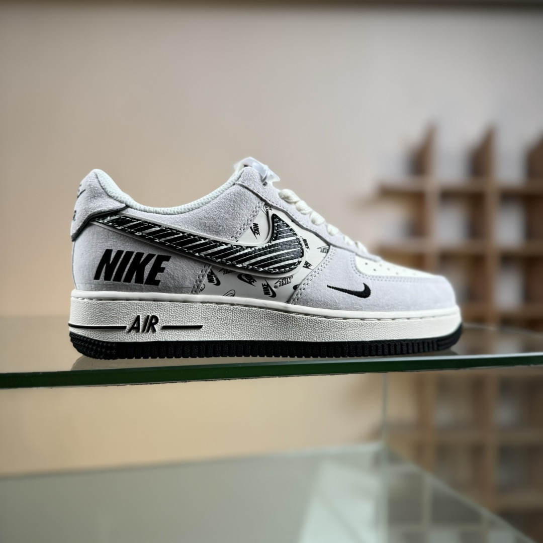 NIke Air Force 1 ’07 Low “NIKE-米黑猪八革”空军一号 低帮 运动鞋 JP8028-068 NIke Air Force 1 ’07 Low “NIKE-米黑猪八革”空军一号 低帮 运动鞋 JP8028-068