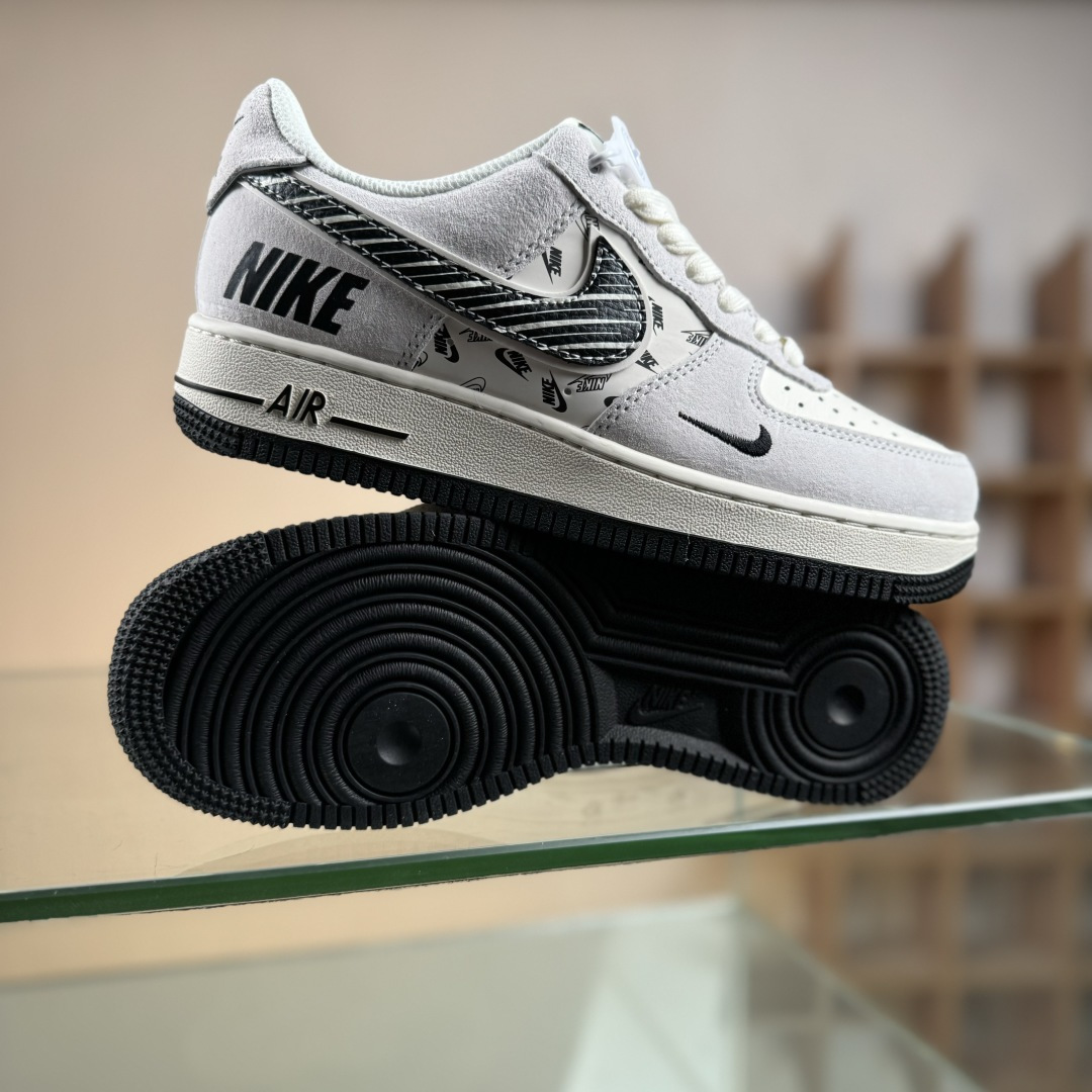 NIke Air Force 1 '07 Low “NIKE-米黑猪八革”空军一号 低帮 运动鞋 JP8028-068 NIke Air Force 1 '07 Low “NIKE-米黑猪八革”空军一号 低帮 运动鞋 JP8028-068
