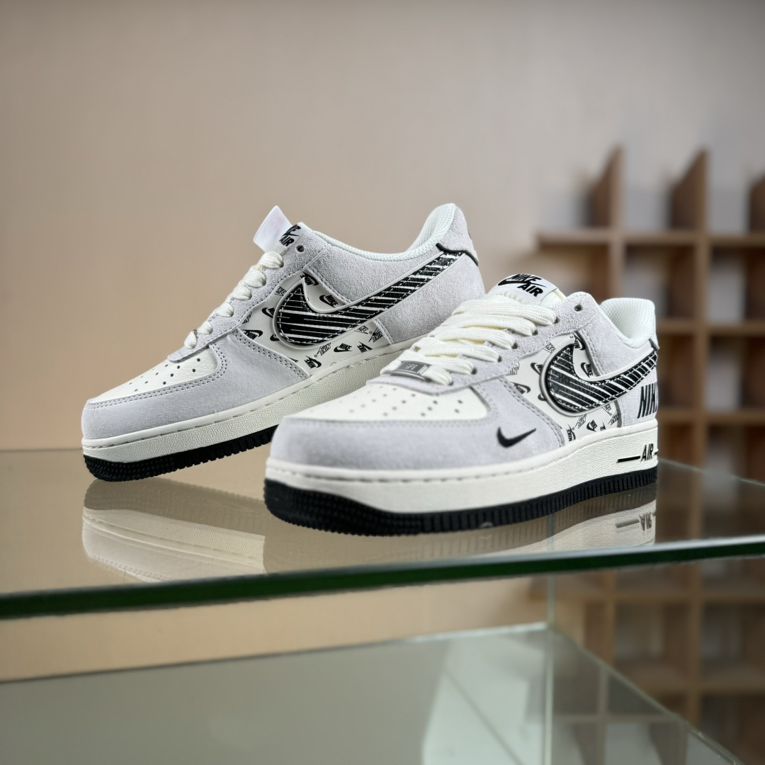 NIke Air Force 1 '07 Low “NIKE-米黑猪八革”空军一号 低帮 运动鞋 JP8028-068 NIke Air Force 1 '07 Low “NIKE-米黑猪八革”空军一号 低帮 运动鞋 JP8028-068