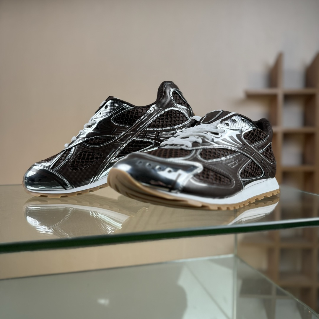 意大利奢侈品牌-宝缇嘉/葆蝶家-Bottega Veneta Orbit Lace-up Runner BV葆蝶家时尚休闲王一博同款老爹鞋运动鞋