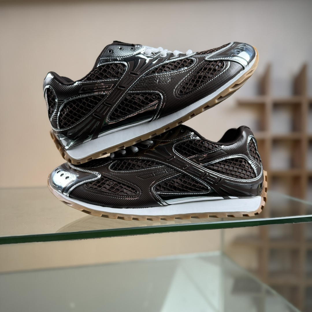 意大利奢侈品牌-宝缇嘉/葆蝶家-Bottega Veneta Orbit Lace-up Runner BV葆蝶家时尚休闲王一博同款老爹鞋运动鞋