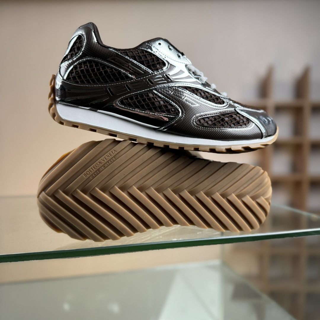 意大利奢侈品牌-宝缇嘉/葆蝶家-Bottega Veneta Orbit Lace-up Runner BV葆蝶家时尚休闲王一博同款老爹鞋运动鞋