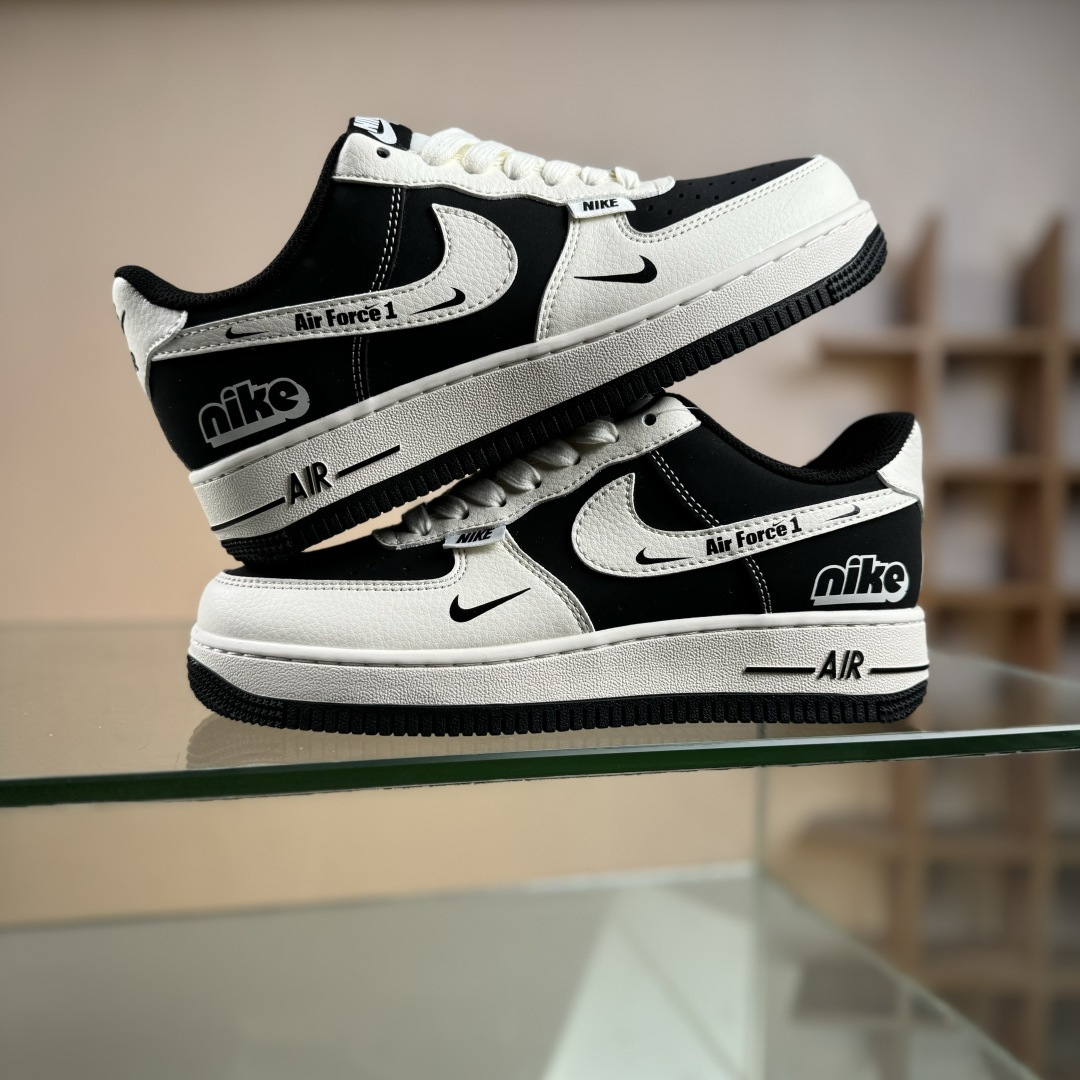 Nike Air Force 1 '07 Low “Nike联名------ 白黑涂鸦” 高端定制 低帮休闲板鞋 XD9314-613