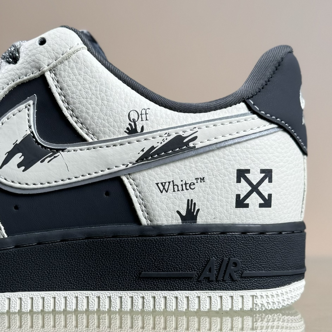 Nike Air Force 1'07 Low OFF联名 米黑鬼脸 空军一号低帮休闲板鞋 XL1979-130 Nike Air Force 1'07 Low OFF联名 米黑鬼脸 空军一号低帮休闲板鞋 XL1979-130