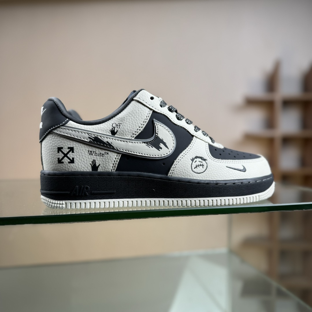 Nike Air Force 1’07 Low OFF联名 米黑鬼脸 空军一号低帮休闲板鞋 XL1979-130 Nike Air Force 1’07 Low OFF联名 米黑鬼脸 空军一号低帮休闲板鞋 XL1979-130