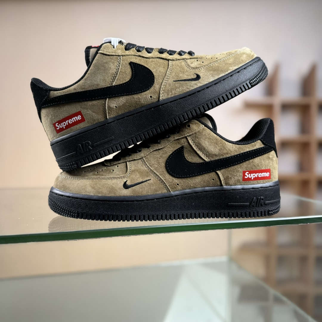NIke Air Force 1 '07 Low “LV联名--卡其墨黑” 空军一号低帮 运动鞋 休闲鞋 DV5477-201 NIke Air Force 1 '07 Low “LV联名--卡其墨黑” 空军一号低帮 运动鞋 休闲鞋 DV5477-201