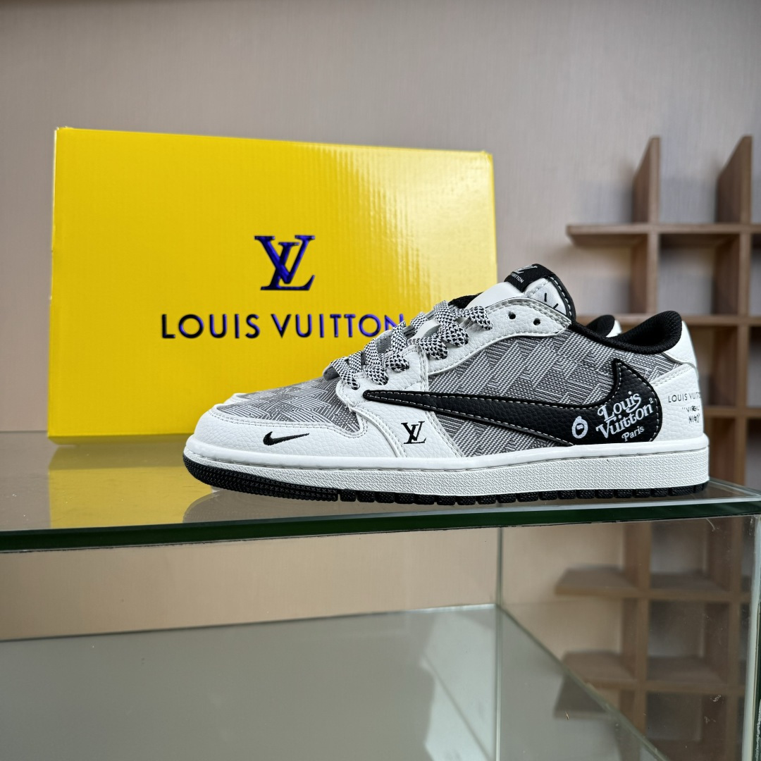 Travis Scott x Fragment Design x Air Jordan 1 Low SP AJ1 乔1联名 白灰格子 低帮文化休闲板鞋 DZ2688-013 Travis Scott x Fragment Design x Air Jordan 1 Low SP AJ1 乔1联名 白灰格子 低帮文化休闲板鞋 DZ2688-013