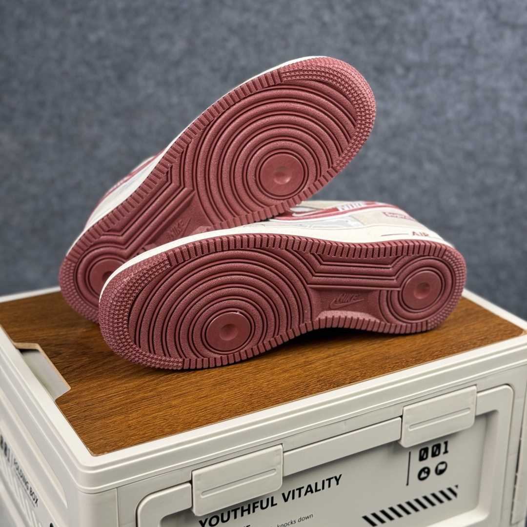 Nike Air Force 1'07 Low 浅米酒红 空军一号低帮休闲板鞋 SS1979-012 Nike Air Force 1'07 Low 浅米酒红 空军一号低帮休闲板鞋 SS1979-012