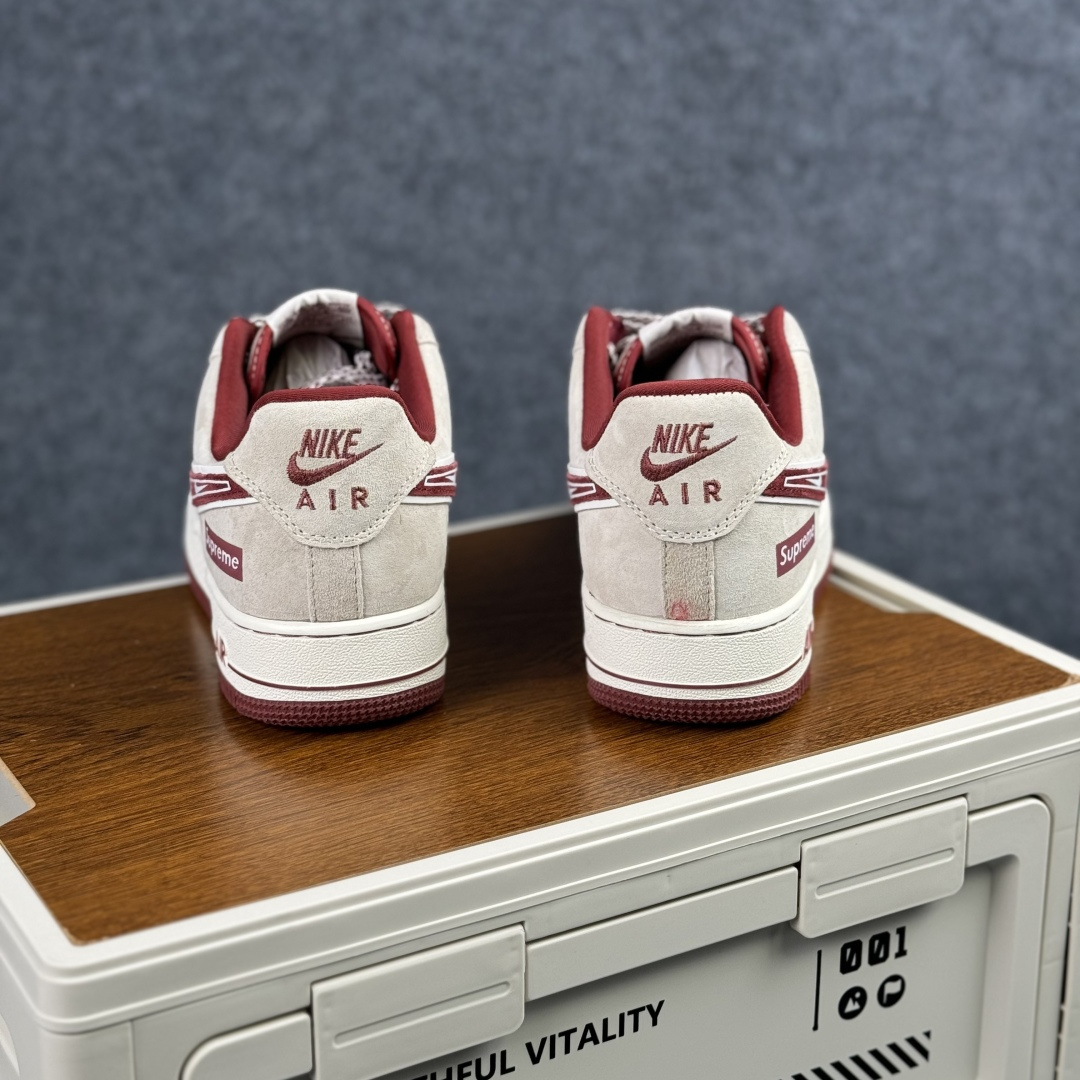 Nike Air Force 1'07 Low 浅米酒红 空军一号低帮休闲板鞋 SS1979-012 Nike Air Force 1'07 Low 浅米酒红 空军一号低帮休闲板鞋 SS1979-012