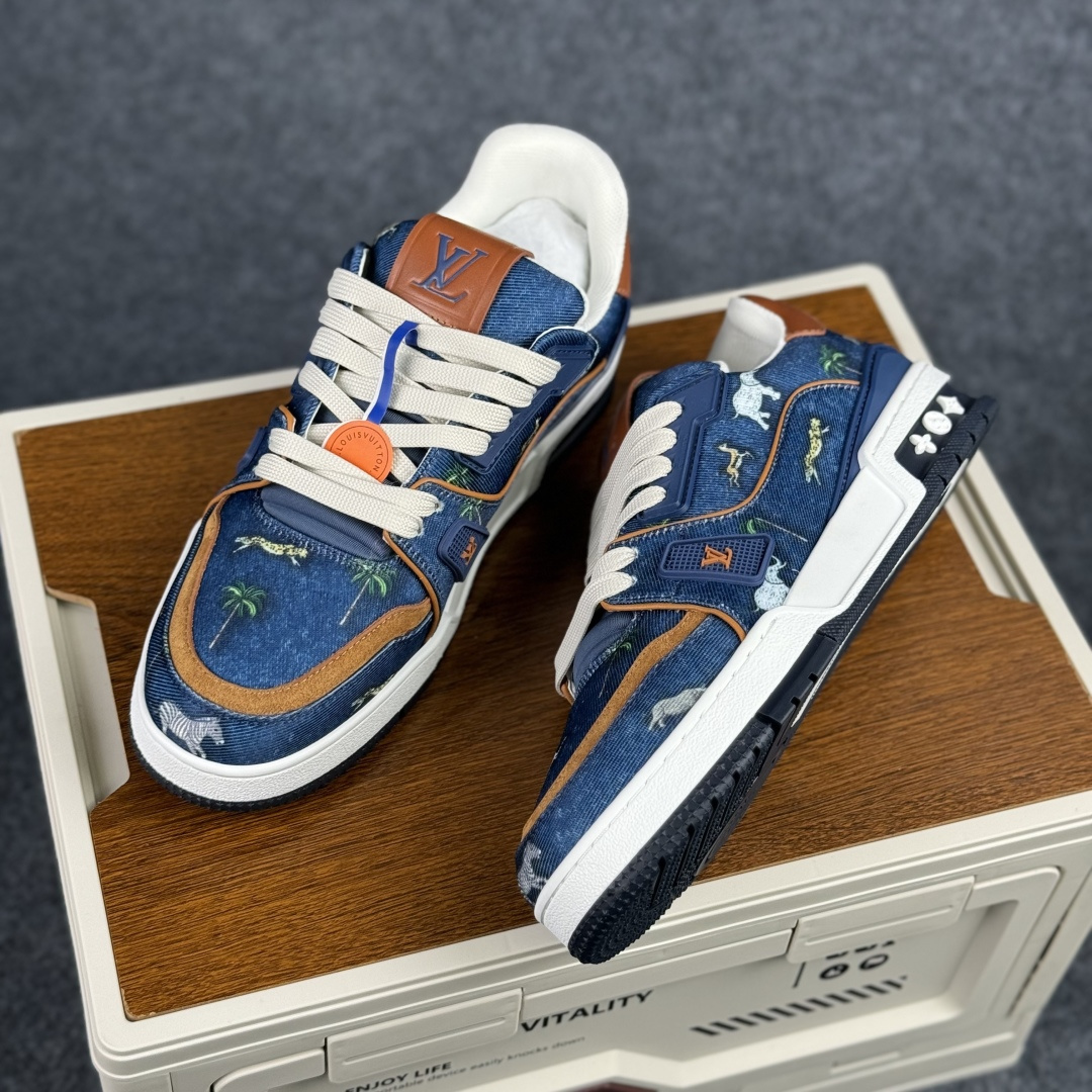 YS广奢高端货 LOUIS VUITTON 路易威登 LV Trainer 板鞋 YS广奢高端货 LOUIS VUITTON 路易威登 LV Trainer 板鞋