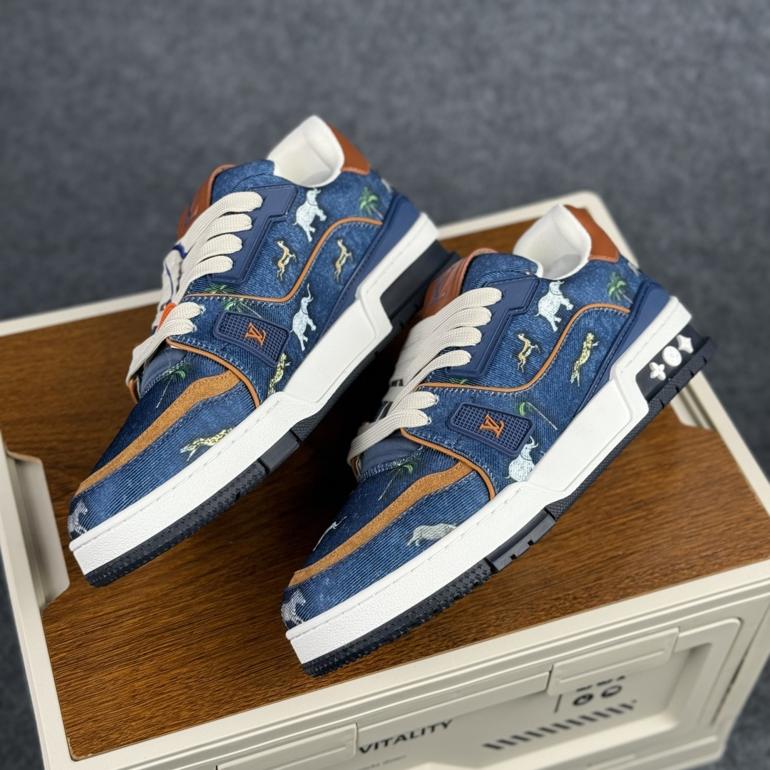 YS广奢高端货 LOUIS VUITTON 路易威登 LV Trainer 板鞋 YS广奢高端货 LOUIS VUITTON 路易威登 LV Trainer 板鞋