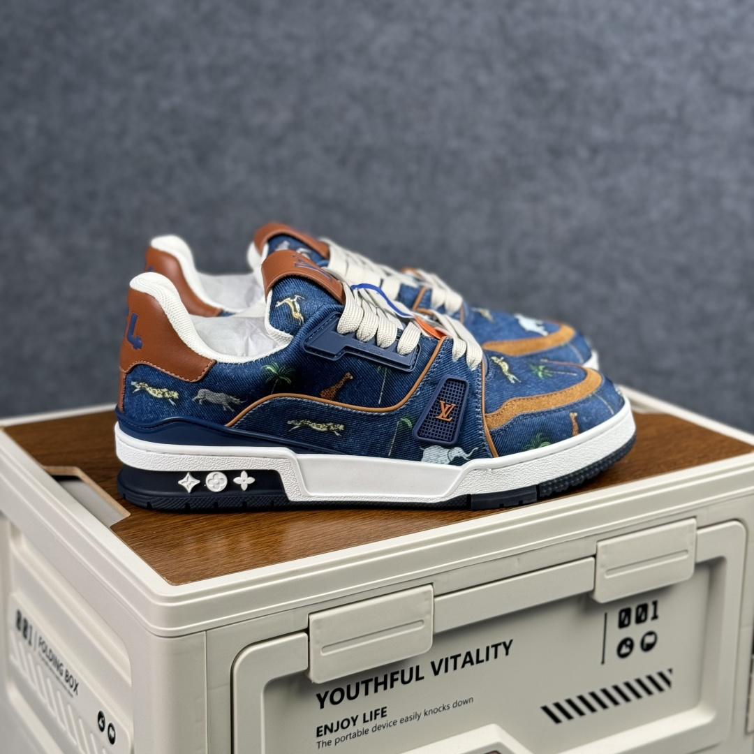 YS广奢高端货 LOUIS VUITTON 路易威登 LV Trainer 板鞋 YS广奢高端货 LOUIS VUITTON 路易威登 LV Trainer 板鞋