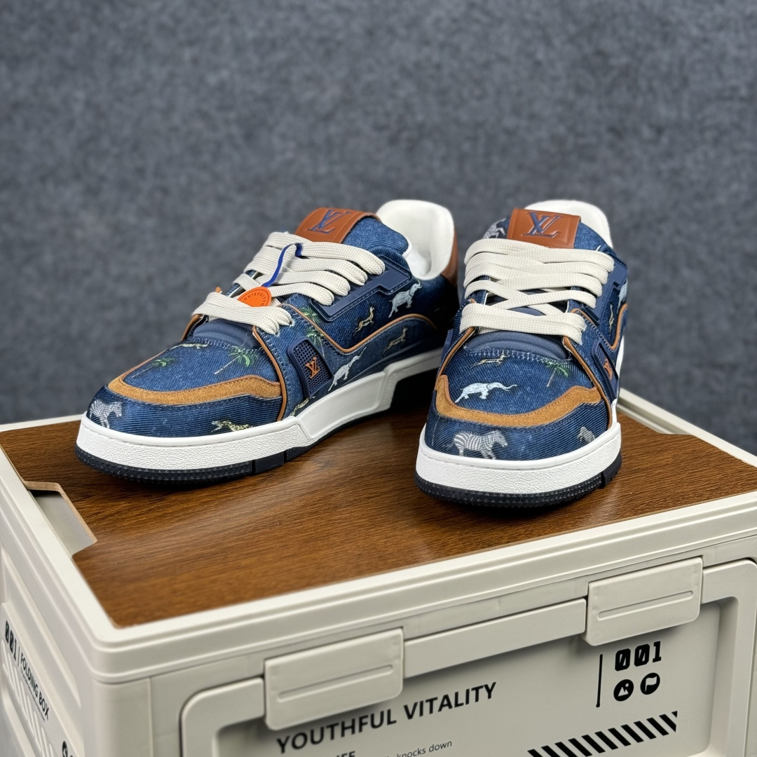 YS广奢高端货 LOUIS VUITTON 路易威登 LV Trainer 板鞋 YS广奢高端货 LOUIS VUITTON 路易威登 LV Trainer 板鞋