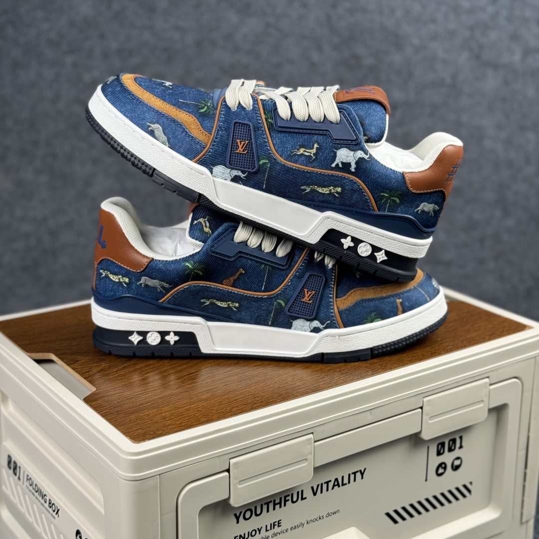 YS广奢高端货 LOUIS VUITTON 路易威登 LV Trainer 板鞋 YS广奢高端货 LOUIS VUITTON 路易威登 LV Trainer 板鞋